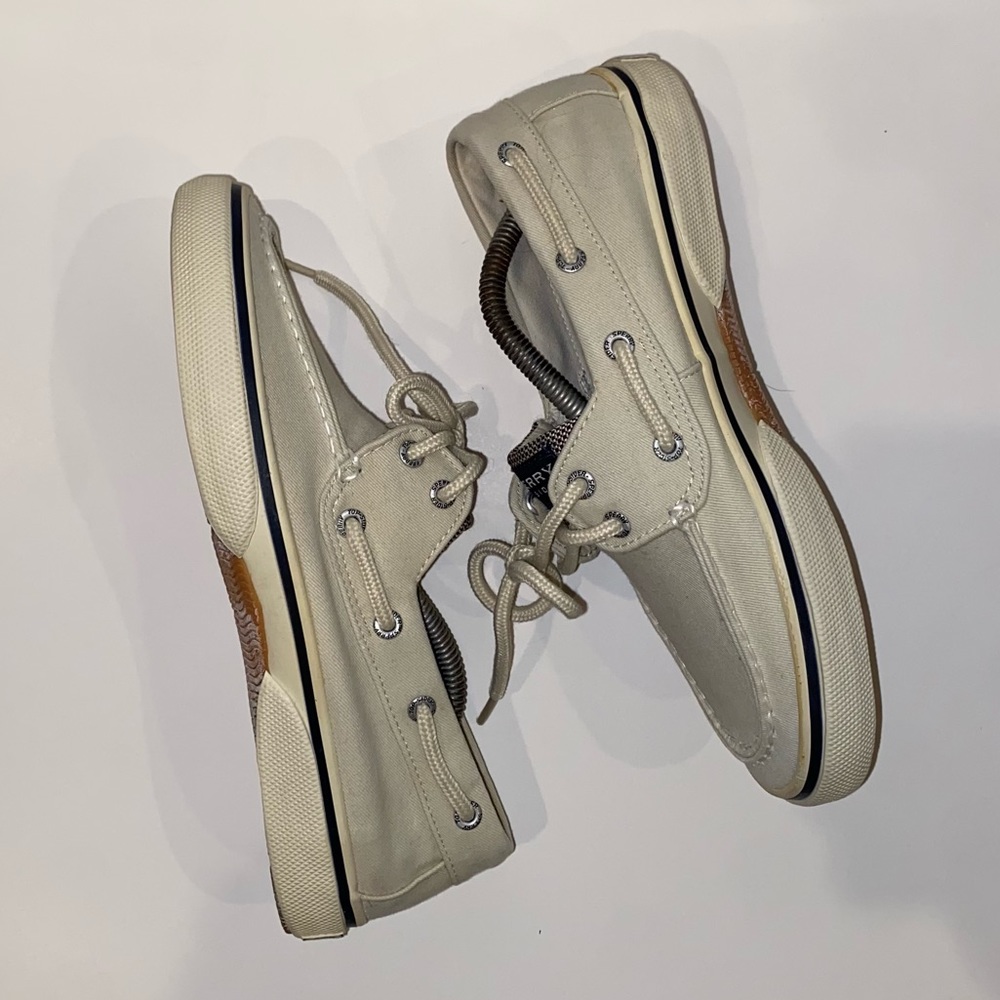Sperry Men's Cream Boat Shoes